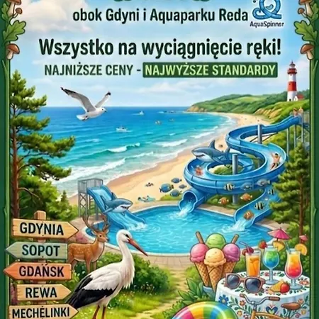 Lesna Przystan - Obok Gdyni I Aquaparku Reda Apartman Rumia